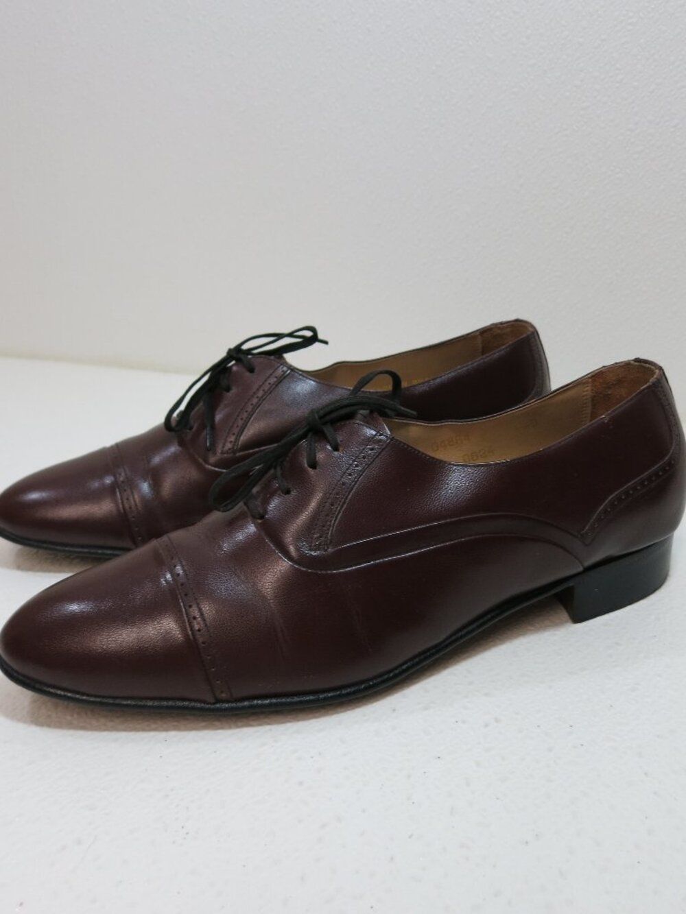 Mario De Gerard Oil Tanned Leather Oxfords Dress Shoes Men's Formal Footwear 9.5
